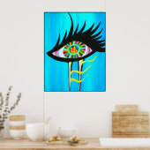 Soul mit Flamme Poster (Küche)