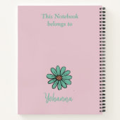 Soul mit sonnenfarbenem, individualisierbarem Name Notizblock (Rückseite)