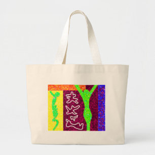 Soul ~ moderne Kunst ~ Jumbo Stoffbeutel