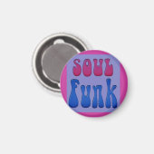 Soul Music Funky Magnet (Vorderseite/Rückseite)
