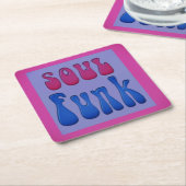 Soul Music Funky Rechteckiger Pappuntersetzer (angewinkelt)