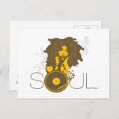 Soul Music Postcard Postkarte (Vorne/Hinten)