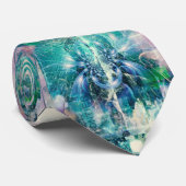 Soul oder Aura und Binärkode Krawatte (Gerollt)