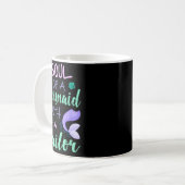 Soul Of A Marmaid Mouth Of A Sailor - Funny Mermai Kaffeetasse (Vorderseite Links)