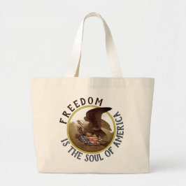 Soul of America (Adler) Jumbo Tote Bag Stoffbeutel