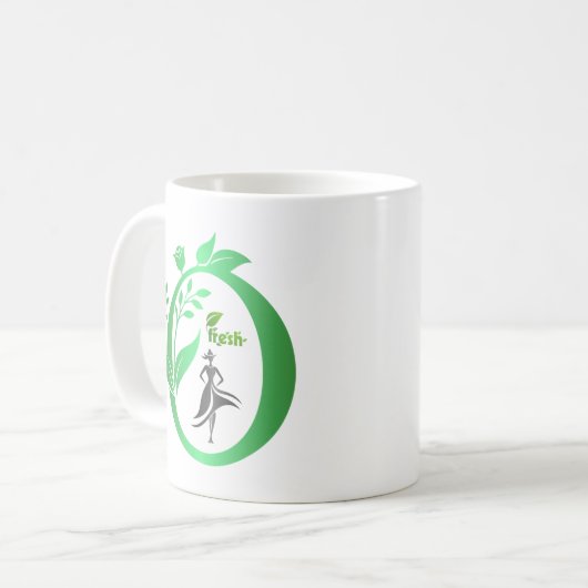 “Soul of Nature Mug | Man & Tree Design” Kaffeetasse (Vorderseite Links)