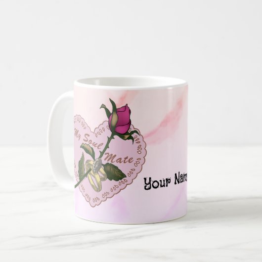 Soul Partner Rose Tasse (Vorderseite Links)