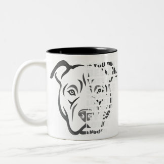 Soul Pitbull Dog Lover Zweifarbige Tasse