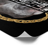 Soul Pitbull I Liebe Pitbull Dog Lover Poster (Ecke)