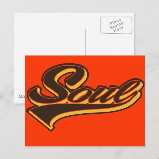 Soul Postkarte (Vorne/Hinten)