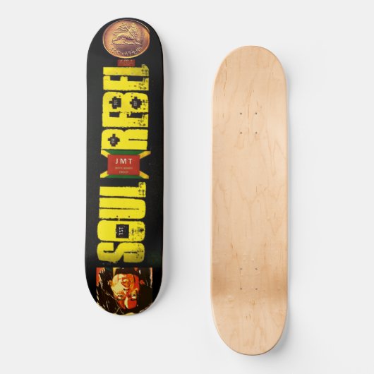 SOUL REBEL 8 1/4" Skateboard Deck (Vorderseite)