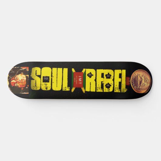 SOUL REBEL 8 1/4" Skateboard Deck (Horizontal)