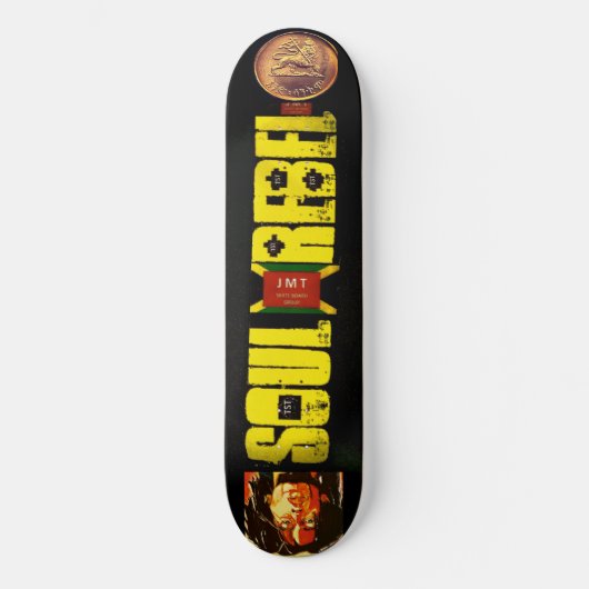 SOUL REBEL 8 1/4" Skateboard Deck (Vorderseite)
