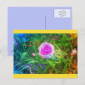 Soul Rose Postkarte (Vorne/Hinten)