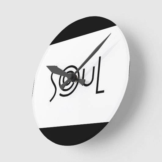 Soul  runde wanduhr (Winkel)