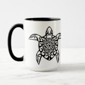 Soul Schildkröte - Handgezeichnetes Design, das Pr Tasse (Links)