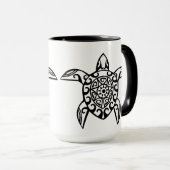 Soul Schildkröte - Handgezeichnetes Design, das Pr Tasse (VorderseiteRechts)