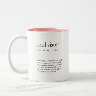 Soul Schwester Definition Bedeutung Wörterbuch Art Zweifarbige Tasse
