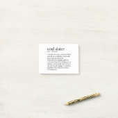 Soul-Schwester-Geschenke Post-it Klebezettel (Auf Schreibtisch)