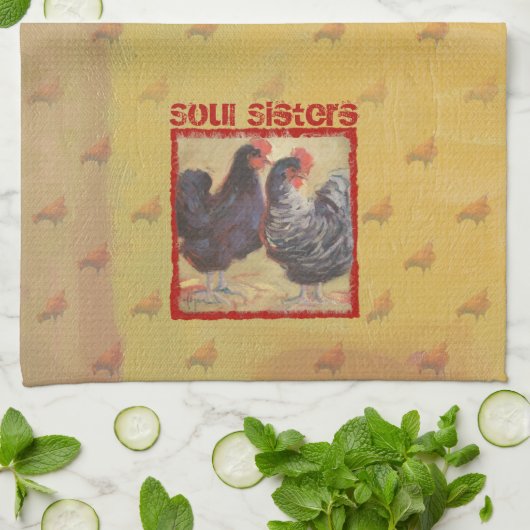 Soul-Schwester-Tuch Geschirrtuch (Gefaltet)