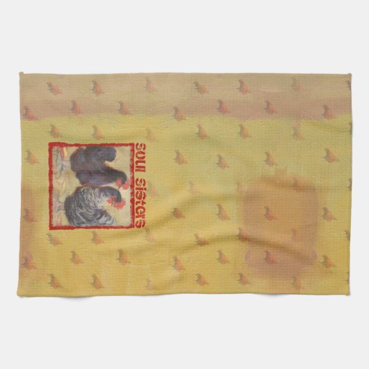 Soul-Schwester-Tuch Geschirrtuch (Horizontal)