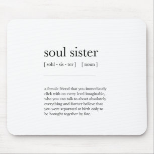 Soul Schwesterdefinition bedeutet Wörterbuch Art  Mousepad