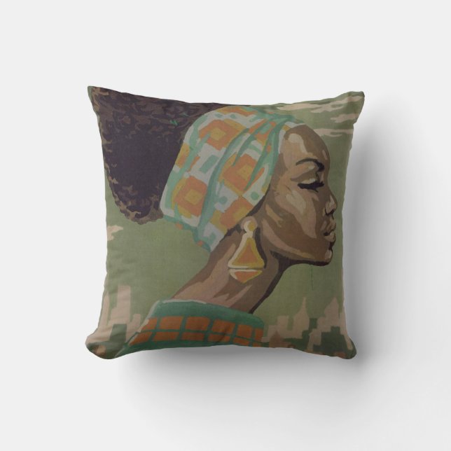 Soul-Schwestern 1969 PowerPuff Kissen (Vorderseite)