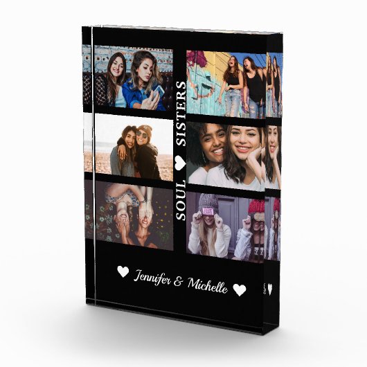 Soul Schwestern Freunde Custom 6 Foto Collage Gesc (Rechts)