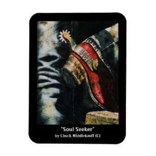 "Soul Seeker" Chuck Middlekauff Print Magnet