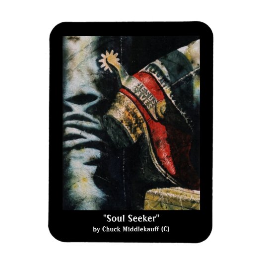 "Soul Seeker" Chuck Middlekauff Print Magnet (Vertikal)
