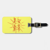 Soul Shine Gepäckanhänger (Vorderseite horizontal)