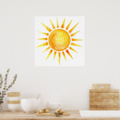 Soul Shine Inspiriere Aquarelldruck Poster (Küche)