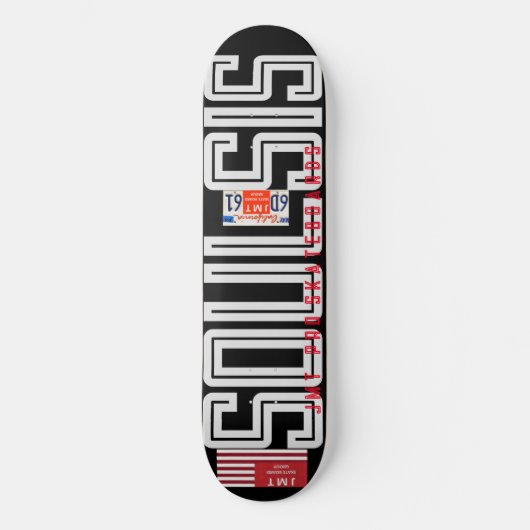 SOUL SIS 8 1/4" Skateboard Deck (Vorderseite)
