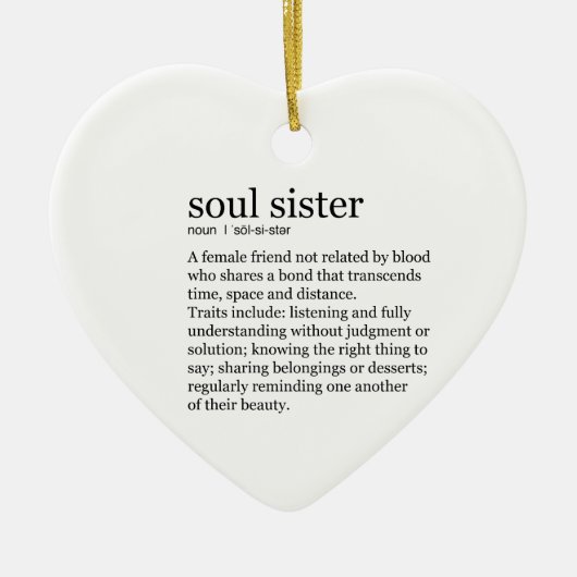Soul Sister Ornament (Vorne)