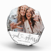 Soul Sister Script Geschenk für Sister Foto Keepak (Rechts)