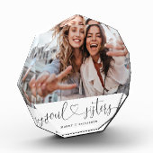 Soul Sister Script Geschenk für Sister Foto Keepak (Links)