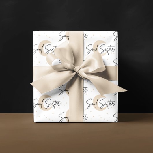 Soul Sister Wrapping Paper Flat Sheet Set 3 Geschenkpapier Set