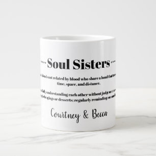 Soul Sisters Best Friend BESTE FREUNDIN Jumbo-Tasse