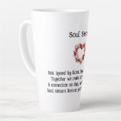 Soul Sisters Best Friends Kaffee/Latte Tasse (Linke Ecke)
