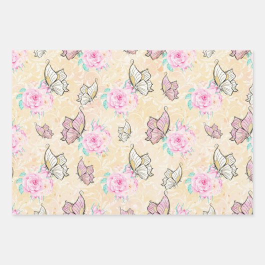 Soul Sisters, Best Friends Pattern Geschenkpapier Set (Vorderseite 3)