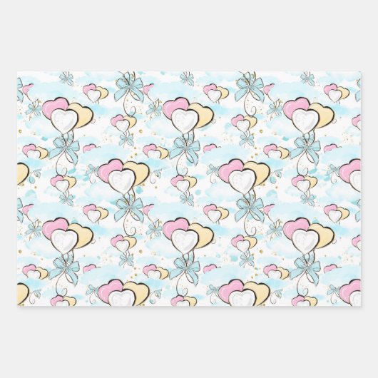 Soul Sisters, Best Friends Pattern Geschenkpapier Set (Vorderseite)