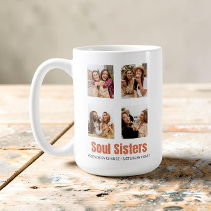 Soul Sisters Foto-Collage Beste Freundinnen Kerami Kaffeetasse