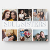 Soul Sisters Foto Collage Geschenk für die besten  Fotoplatte (Vorderseite)