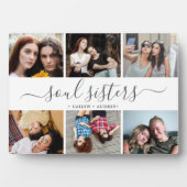 Soul Sisters Foto Collage Geschenk für die besten Fotoplatte (Vorderseite)