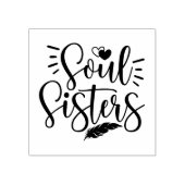 Soul Sisters Gummistempel (Prägung)