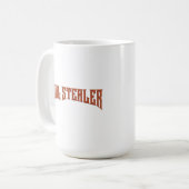 Soul Stealer Heavy Metal Typography Kaffeetasse (Vorderseite Links)