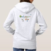 Soul Surfen: Hellfarbener Hoodie (Rückseite)