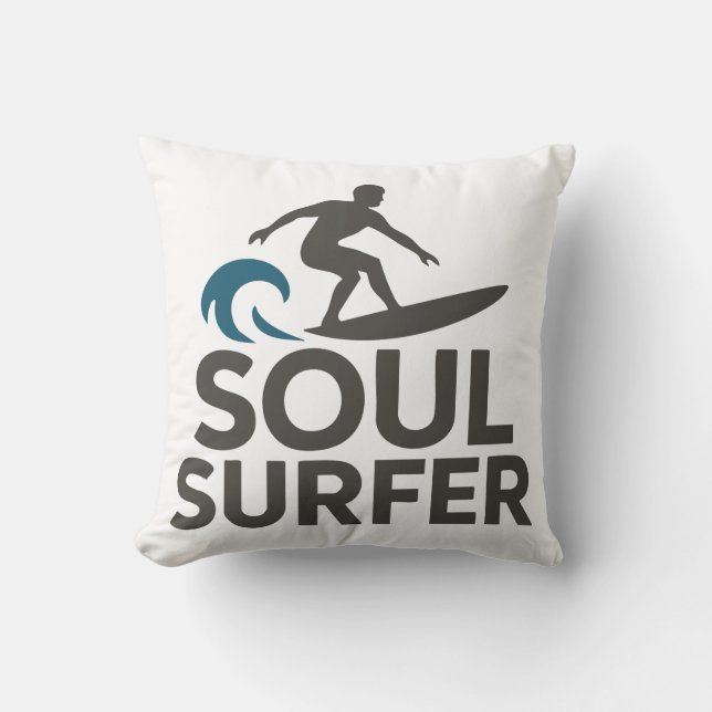 Soul Surfer Kissen (Vorderseite)
