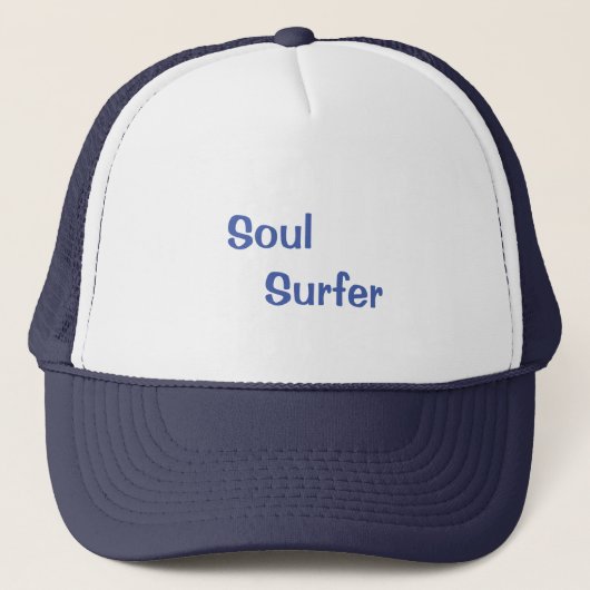 Soul Surfer Navy Blue Hat Truckerkappe (Vorderseite)