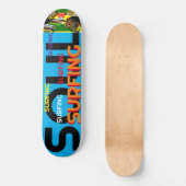 SOUL SURFING 8 1/4" Skateboarddecke Skateboard (Vorderseite)